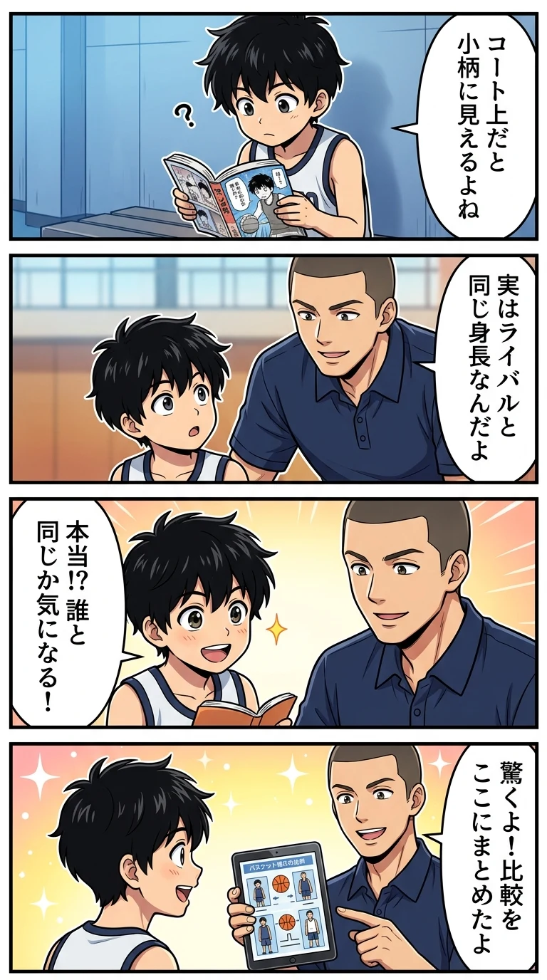 スラムダンク 小暮 身長