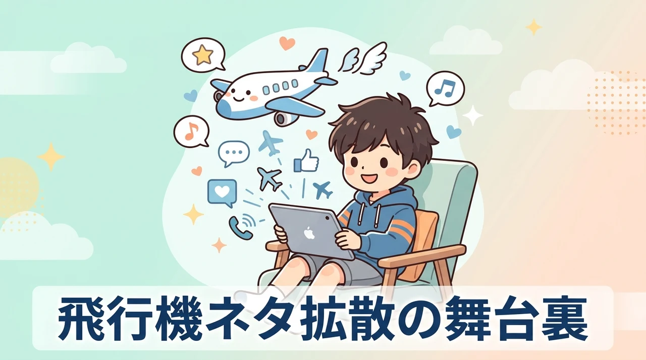 ネットで飛行機ネタが広まった経緯