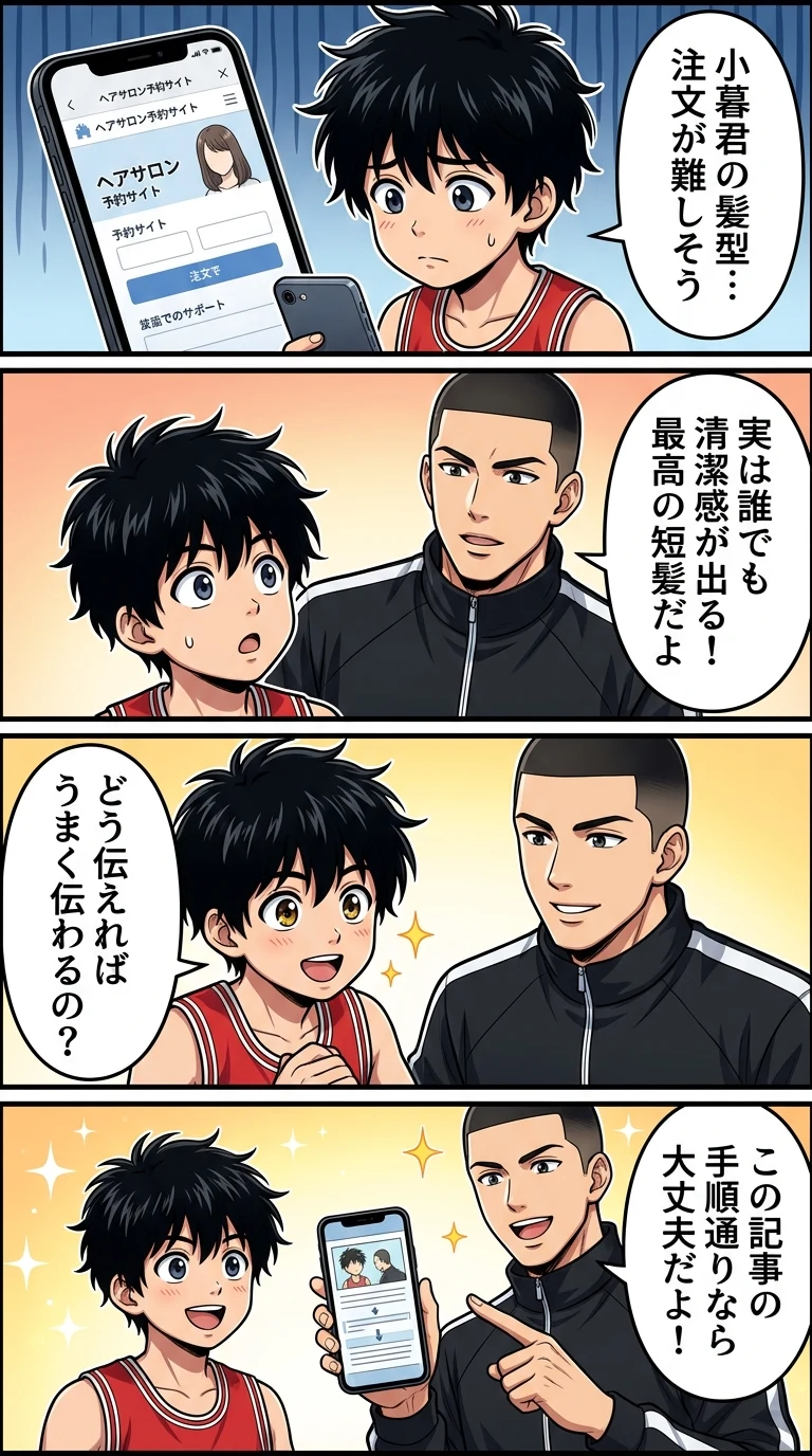 スラムダンク 小暮 髪型