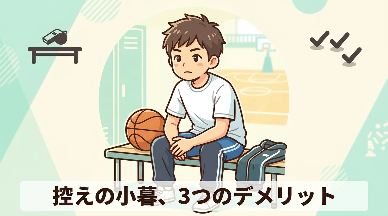 控えという小暮の立場におけるデメリット3つ