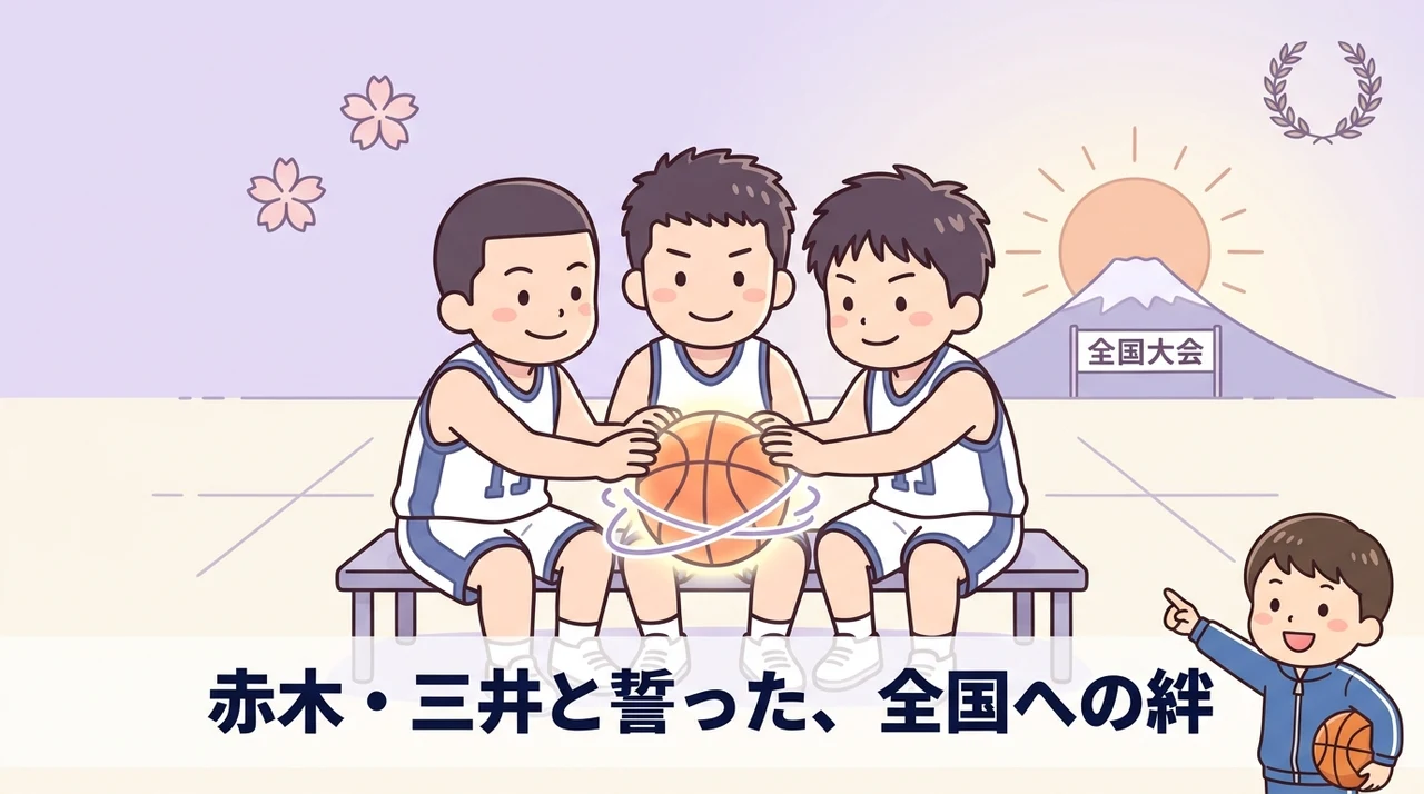 赤木・三井と共に全国大会を夢見た3年間の絆