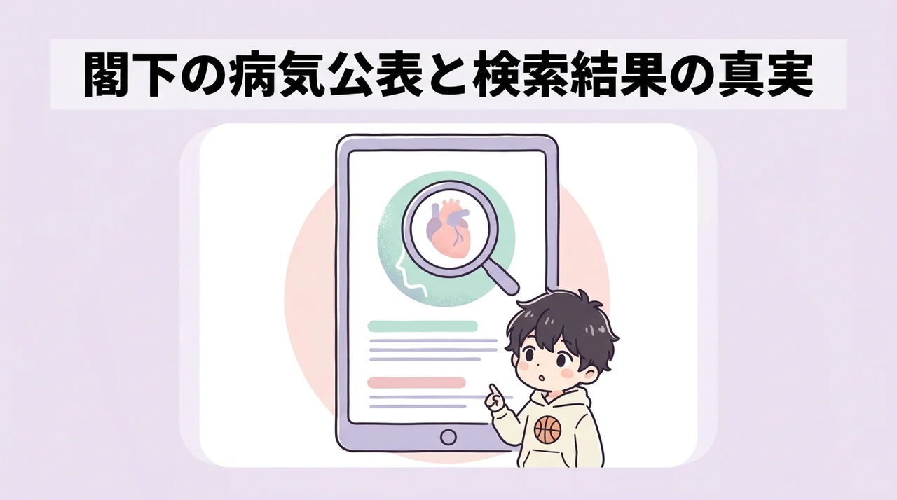 小暮(デーモン閣下)の病気公表と検索結果の関係