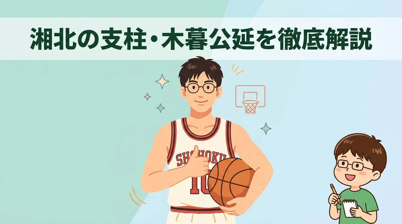スラムダンク木暮のポジションとプロフィール