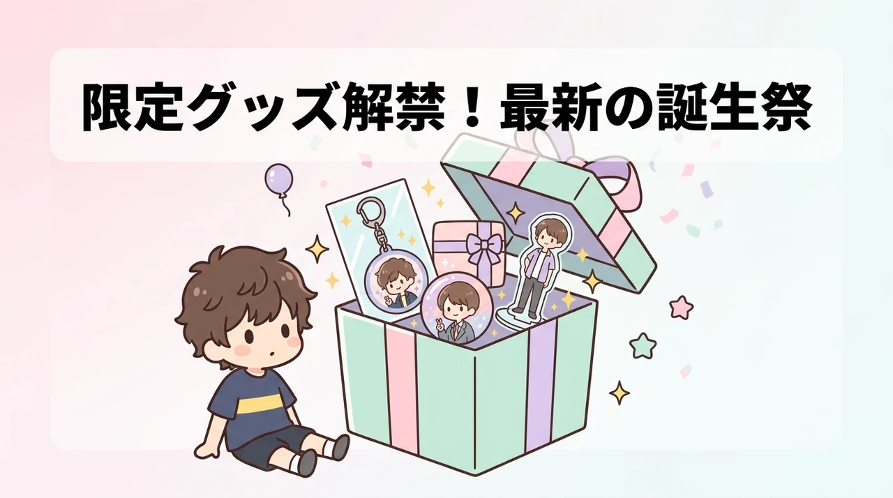 最新の誕生日イベントと限定グッズ情報