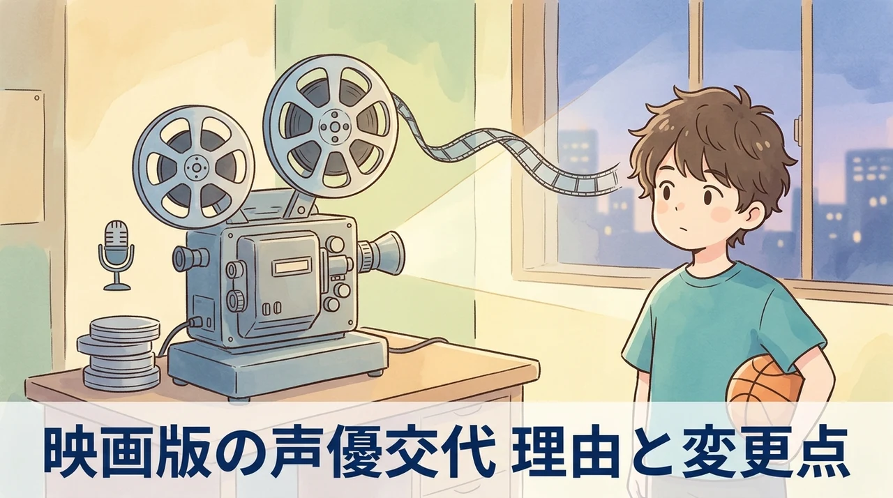 映画版における声優交代の経緯と変更点