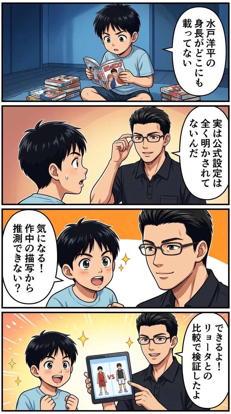 スラムダンク 水戸 身長