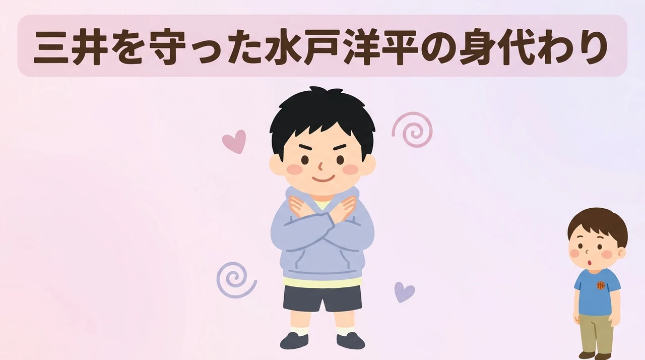 三井寿を守るために水戸洋平が取った身代わりの行動
