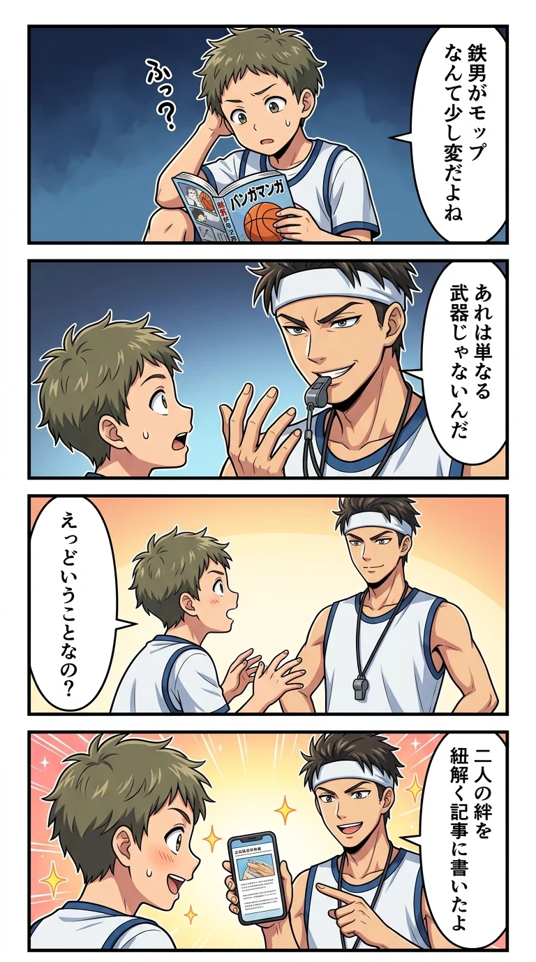スラムダンク 鉄男 モップ