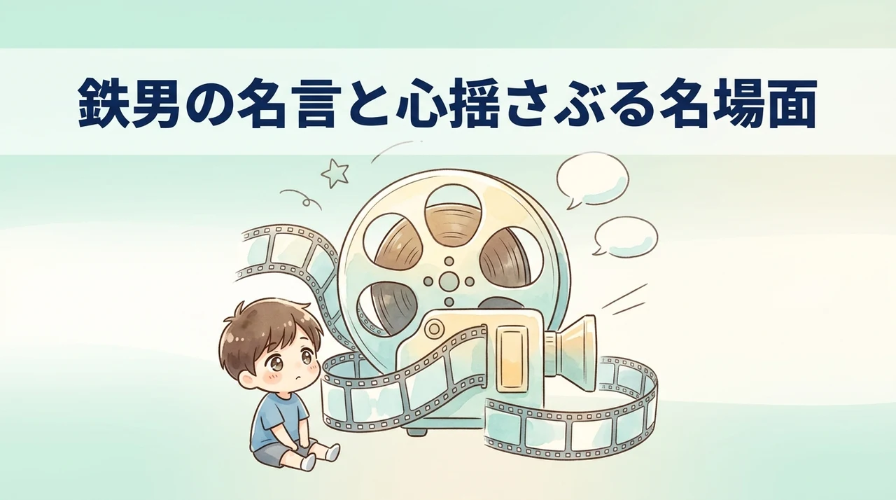 鉄男の名言と魅力的な名場面