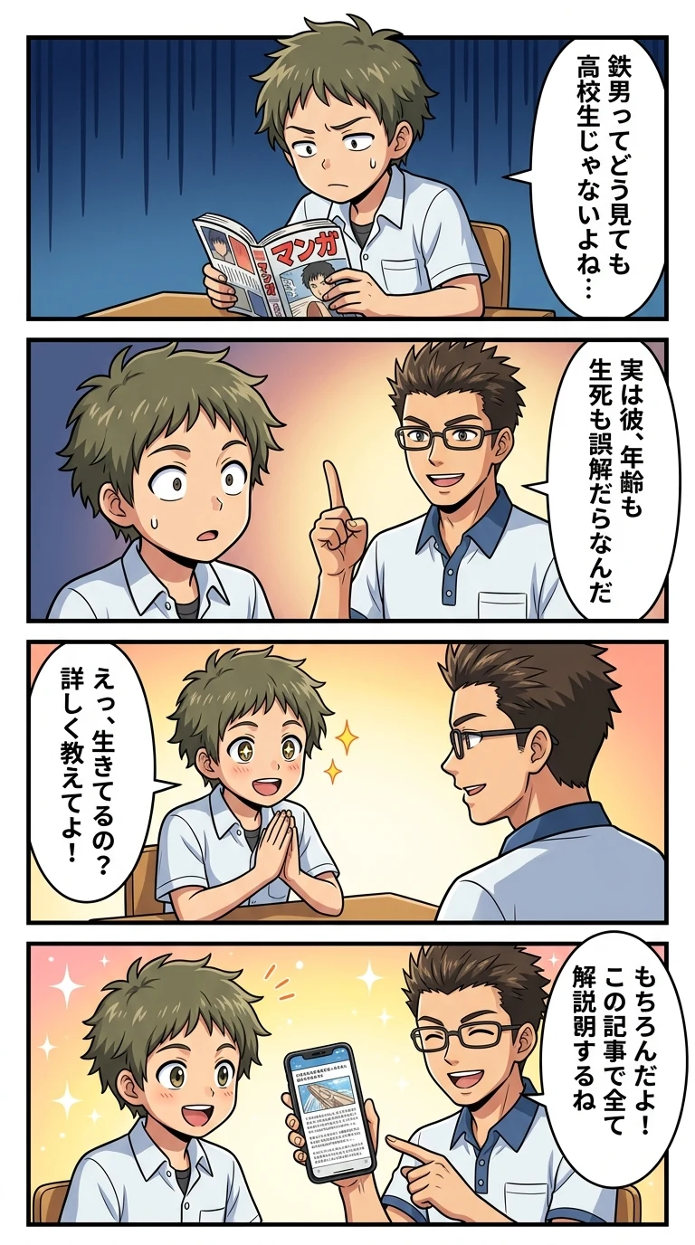 スラムダンク 鉄男 何歳