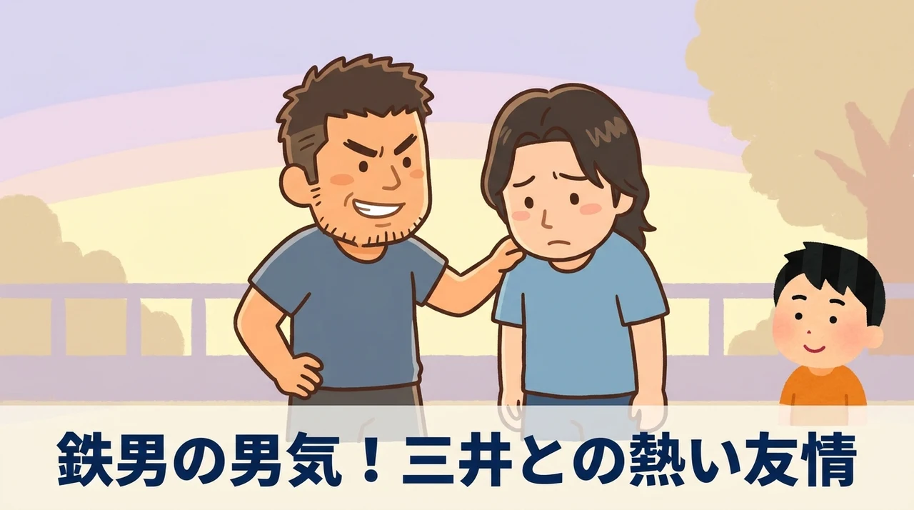 アニメ第35話で見せた鉄男の男気と三井寿への熱い友情